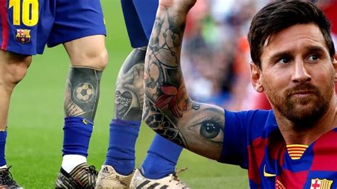 tatuaje de messi brazo|tatuaje pierna messi.